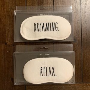 🆕🖤 Rae Dunn Sleep Masks - Set of 2 🖤